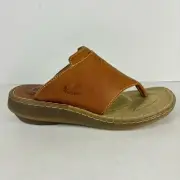 VTG Deadstock Dr. Martens Goldmember leather slides thong sandals womens 7 NEW