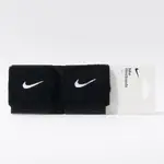 NIKE SWOOSH 黑色 吸汗 棉質 舒適 穿搭 護腕 造型 訓練 運動 毛巾布 腕帶 NNN04010OS