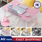 Laptop Bed Table Foldable Lap Standing Desk with Cup Slot for Indoor/Picnic Tray