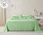 Natural Home European Linen Sheet Set - Sage Size:Super King