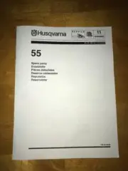 Husqvarna 55, 55 Rancher Chainsaw Illustrated Parts Diagram List Manual