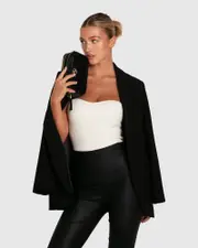[Belle & Bloom] Unchained Heart Blazer - Black