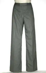 Anne Klein Size 14 Pants Black Pin-Dot Boot Leg The Executive Slacks NWT $99