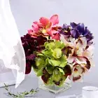 7Pcs/Lot Artificial Orchid Flower Cymbidium Magnolia Bouquet Wedding Party Decor