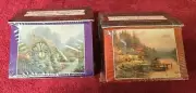 2 Thomas Kinkade 1999/98 100pc Puzzles NIB Chandlers Cottage, End Of A...