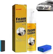 Multipurpose Magic Foam Cleaner Spray, Foam Cleaner for Car and House Lemon Flavor, Strong Decontamination Cleaners Spray for Kitchen and Car, All-Purpose Household Cleaners for Kitchen, Bathroom(1set