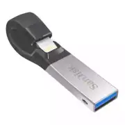 SanDisk iXpand Flash Drive 64GB for iPhone and iPad Black/Silver (SDIX30N-064G