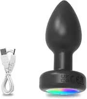 Anal Plug Sex Toys Vibrator LED Anal Plug Adult Sex Toys Vibrating Butt Plug For Men Women Butt Plug Remote Control Anal Vibrator Anal Toy