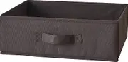 Pearl Metal Space-KIT N-7646 Inner Box, Storage Box, Set of 2, Horizontal Half, Brown