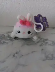 Cuddle Crew -Rabbit Plush Keychain Backpack Clips New W Tags