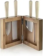 Alessi GAG01 Milky Way Minor Knife Block, Wood