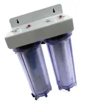 RV FLOMASTER TWIN WATER FILTER HOUSING FILTRATION PLUMBING CARAVAN JAYCO PARTS