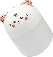 KOMBIUDA 1Set Decorative Air Humidifier Portable USB Mini Humidifier with Ambient Light for Home Office and Travel Design for Moisturizing Dry Skin and Enhancing Atmosphere