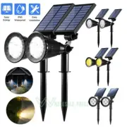 2x Luces Solares Para Exteriores, Focos Solares Ajustables Foco Para Exteriores