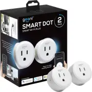 Geeni DOT Smart Wi-Fi Outlet Plug with Voice Control (2 Pack)