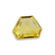 0.40 Ct Natural Fancy Vivid Color Side Stones Diamond Shield SI1 GIA Certified