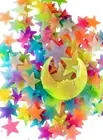 Multi-Colored Glow in The Dark Stars with Bonus Moon, Star Constellation Guide