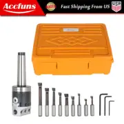 3 Piece Boring Head Boring Tool Set 2 Inch Head & MT3 & 1/2 Inch New