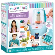 Mini Pottery Studio - 26-Piece DIY Pottery Kit with Mess-Free Air Dry Clay - ...