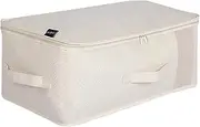 Owning Break Resistance Comforter Storage Bag Practical Storage Bin for Blankets Pillow Sweaters