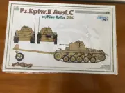 Dragon Pz.Kpfw.II Ausf.C W/Mine Roller DAK Model Kit -Open Box