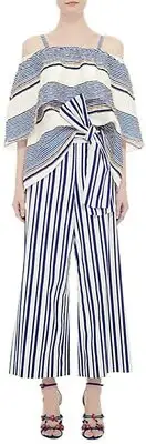 Tanya Taylor - Multi Color Stripe Ione Two Tier Top, Size 4, New with Tags