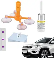 Windshield Crack Repair Kit - Window Scratches Maintenance Set,Multifunctional Windshield Chip Repairing Kit To Repair Scratches, Cracks