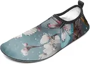 [BTCOWZRV] Water Shoes for Women Men Butterflies are Flying Water Sports Shoes Slip-on Breathable Lightweight Athletic Aqua Sock