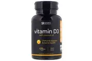 Sports Research, Vitamin D3, Extra Strength, 125 mcg (5,000 IU), 360 Softgels