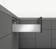 Blum 770K40S0S LEGRABOX 16" L x 5-1/16" H Full Extension - Grey