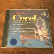 Specs For Corel Vol. 1~Shareware Corel Draw~PC CD-ROM Windows 95/3.1~NEW~SEALED
