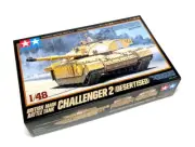 TAMIYA Military Model 1/48 Challenger 2 Desertised British Main Tank 32601