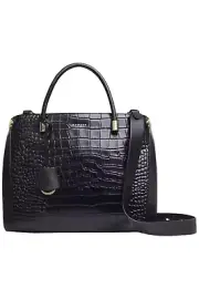 Radley London Lansdowne Road Croc Large Grab Tote Black