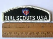 Vintage Girl Scout 1963-1980 CADETTE-SENIOR IDENTIFICATION ID Strip Patch Badge