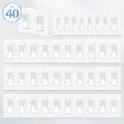 40PK Dimmer Light Switch Single Pole / 3-Way for 150W Dimmable LED/CFL Lights