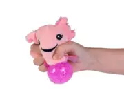 Plush Orbies Ball Jellies Axolotl - BLUE - MDI 3+