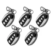 5pcs 433MHz Automatic Sliding Gate Remote Control Opener, Electric Cloning Ga...