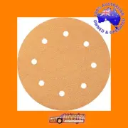 BOX of QUALITY 200mm (8") VELCR0 SANDING DISCS Choose 40, 80, 120 or 180 GRIT 8H