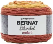 Bernat Blanket Ombre Yarn-Orange Crush Ombre 161036-36008