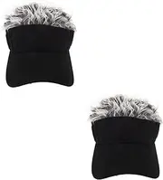 [NOLITOY] Pcs Adjustable Sun Block Hat Baseball Caps Sports Caps Unisex Fisherman Beanie Outdoor Hat Stylish Wig Decor