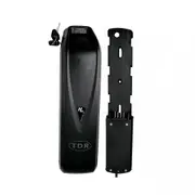 TDR Black 36V 10AH Lithium E-bike Downtube Battery for Electric Bicycle City Ebike