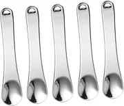 FOMIYES Mini Lotion Spatula Set 5 Pack Eye Cream Spoon Makeup Spatulas for Home Salon