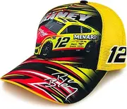 Checkered Flag Sports Ryan Blaney 2025 Menards Sublimated Car Mesh Hat Yellow