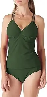 [Generic] Girls Swimwear,Women Tankini Swimsuits Halter Athletic Bathing Suit Push Up Top Ruched Bottom Slimming Plus Size