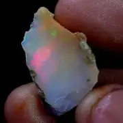 12.00Ct Natural Multi Fire Ethiopian Welo Opal Spicemen Rough Gemston USA DEALER