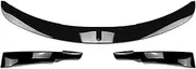 Shuogoufeng Store Compatible with B*W Compatible with 3-Series E90 E91 LCI M Sport 2009-2012 Car Front Bumper Lip Splitter Diffuser Body Kits Spoiler Guard Protector Tuning(Gloss Black Set)