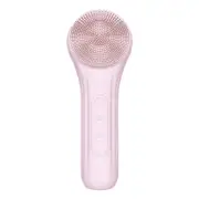 Mini Portable Rechargeable Heating Electric Usb Ultrasonic Vibration Silicond Facial Cleansing Brush