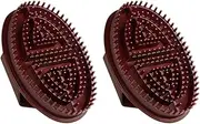 2 Pieces Meridian Massage Brush - Silicone Handheld Cellulite Remover Comb | Lightweight Ergonomic Body Meridian Brush | Full Body Relaxation Massager for Shower Home Care