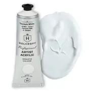 Holcroft Professional Acrylic Impasto Paint S1 Titanium White 80ml
