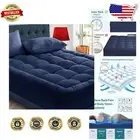 Extra Thick California King Pillow Top Mattress Protector - Cooling for Comfort